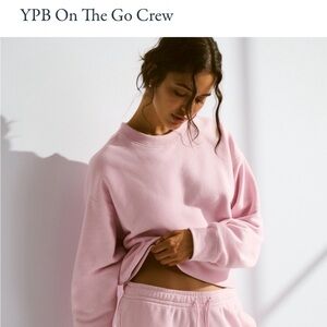 Pink Abercrombie YPB sweatshirt size medium